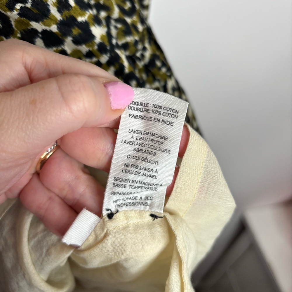 ULLA JOHNSON Amira Dress Leopard Print size 0 - Picture 11 of 13